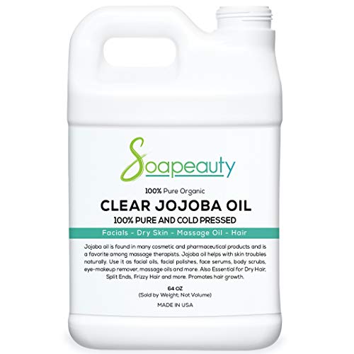 Clear JOJOBA Oil Organic Cold Pressed | 100% Pure Natural Jojoba Oil | Carrie...