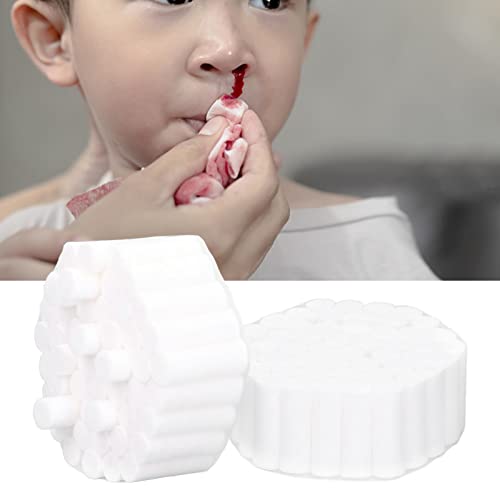Rolled Cotton Ball, Quickly Stop Cotton Gauze Rolls for Mouth Nosebleeds