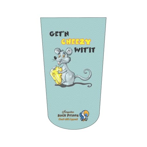 3ply Amputee Sock, Getn Cheezy with it WM, wear over your residual or over yo...