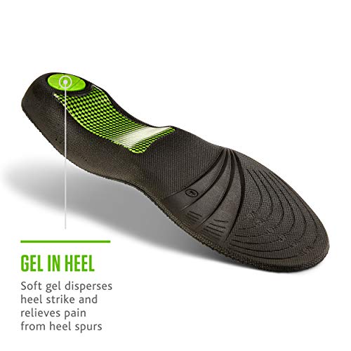 Sof Sole Insoles Men's Plantar Fascia Support Full-Length Gel Shoe Insert, Me...