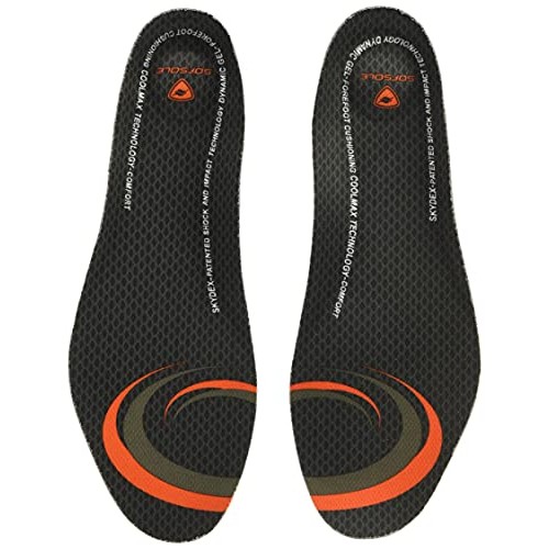 Sof Sole Men's Airr Insole, Black, 7-8.5