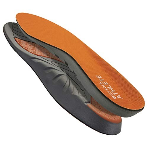 Sof Sole mens Athlete Performance Full-length Insole, Orange, Men s 11-12.5 US