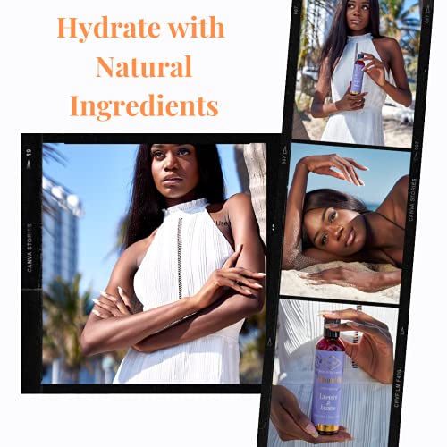 Almond Oil for Skin | Body Oil for Women Blend w/Lavender & Jasmine Essential...