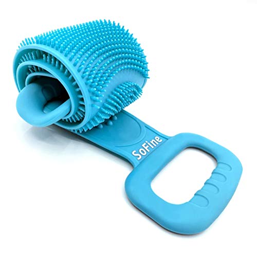 2021 Upgrade Back Scrubber,Back Body Brush,Silicone Bath Scrubber with Massag...