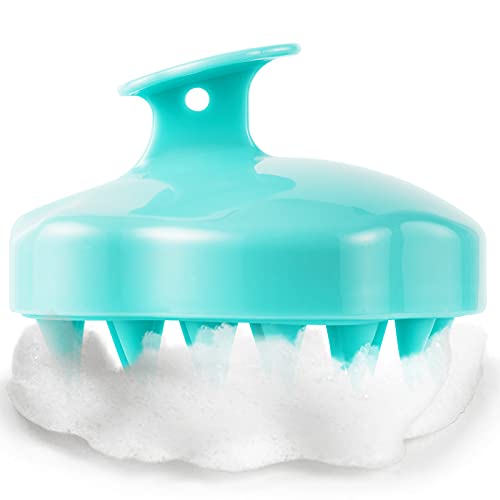 Scalp Massager Shampoo Brush for Men Women Kids Pets Scalp Care Silicone Head...