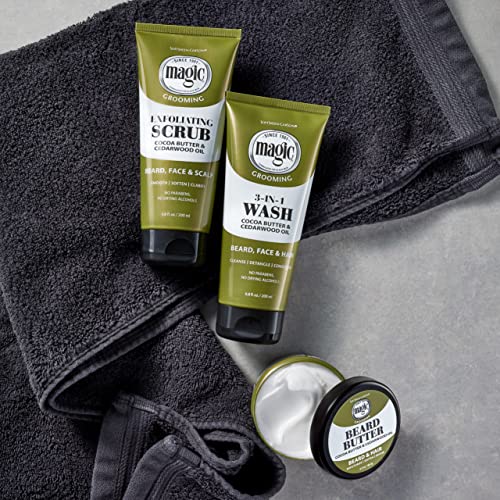 Soft-Sheen Carson Magic Beard Grooming Kit for Men with Cedarwood Oil- Beard ...