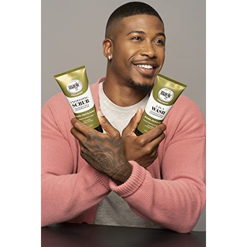 Soft-Sheen Carson Magic Beard Grooming Kit for Men with Cedarwood Oil- Beard ...