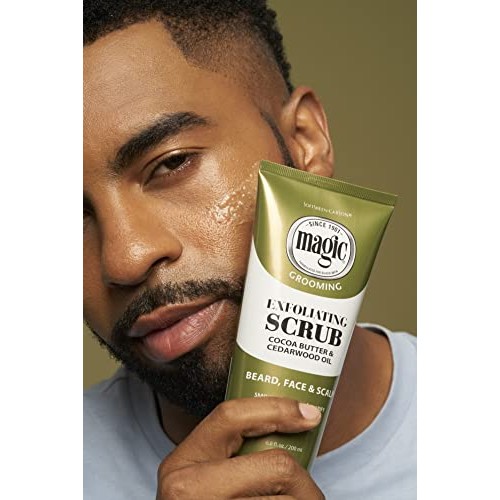 Soft-Sheen Carson Magic Beard Grooming Kit for Men with Cedarwood Oil- Beard ...