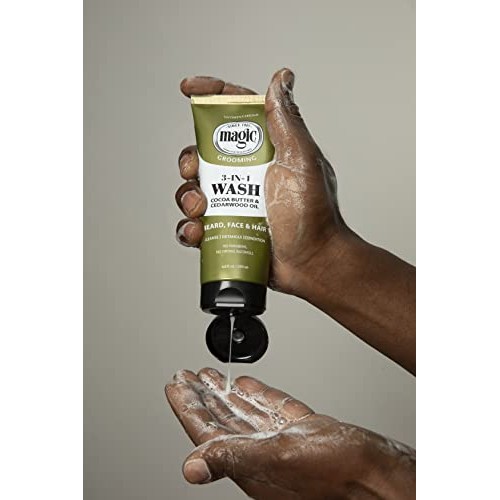 Soft-Sheen Carson Magic Beard Grooming Kit for Men with Cedarwood Oil- Beard ...