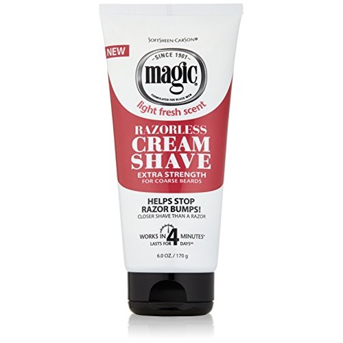 SoftSheen-Carson Magic Razorless Shaving Cream for Men, Hair Removal Cream, E...
