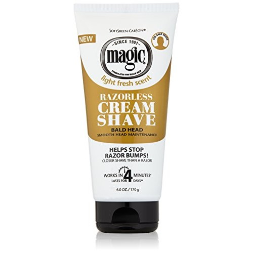 SoftSheen-Carson Magic Razorless Shaving Cream for Men, Hair Removal Cream, f...