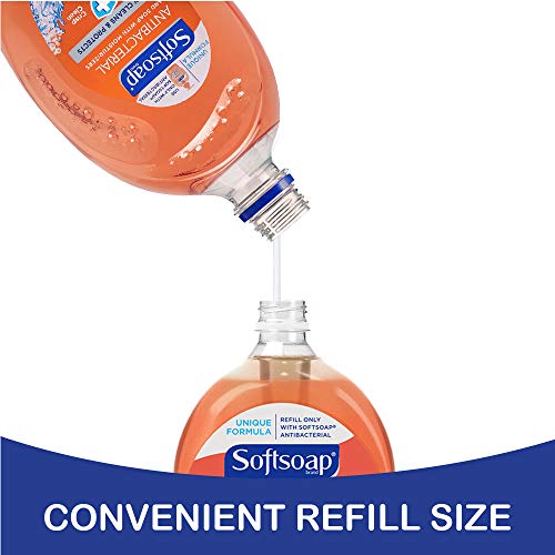 Softsoap Antibacterial Liquid Hand Soap Refill, Crisp Clean - 32 Fluid Ounce