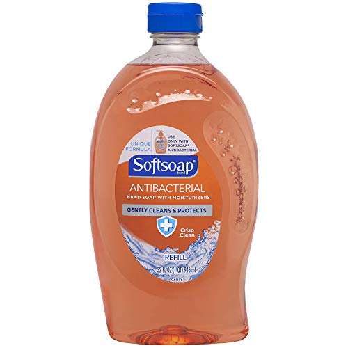 Softsoap Antibacterial Liquid Hand Soap Refill, Crisp Clean - 32 Fluid Ounce