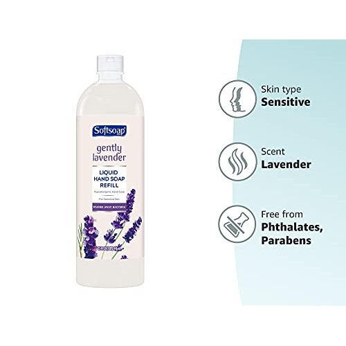Softsoap Hypoallergenic Gently Lavender Hand Soap Refill - 32 Fluid Ounces