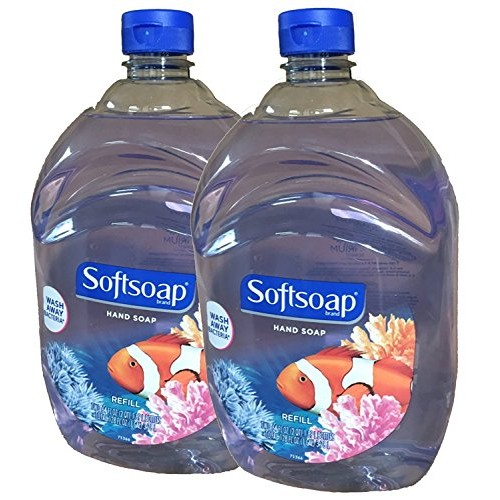 Softsoap Liquid Hand Soap, Aquarium Series, Basic Pack, Unscented, 64 Fl Oz (...
