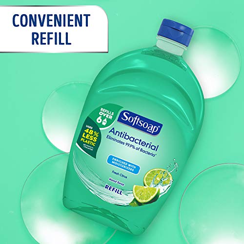 Softsoap - US05266A SOFTSOAP Antibacterial Liquid Hand Soap Refill, Fresh Cit...