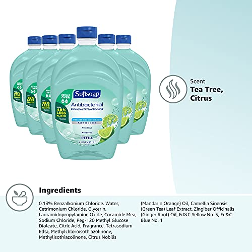 Softsoap - US05266A SOFTSOAP Antibacterial Liquid Hand Soap Refill, Fresh Cit...