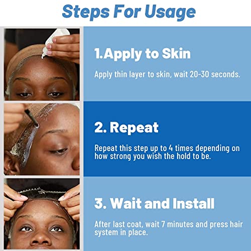 Wig Glue for Front Lace Wig, Sogram Hair Adhesive Glue Lace Front Wig Strong ...