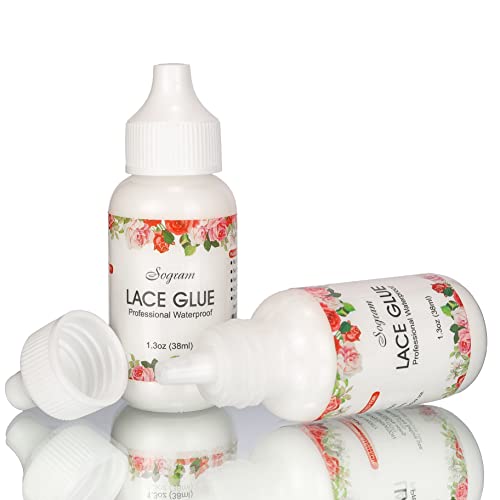 Wig Glue for Front Lace Wig, Sogram Hair Adhesive Glue Lace Front Wig Strong ...