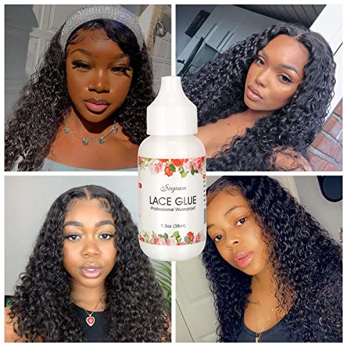 Wig Glue for Front Lace Wig, Sogram Hair Adhesive Glue Lace Front Wig Strong ...