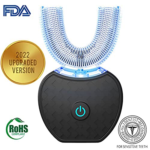 V-White Electric Toothbrush Adults - Ultrasonic U-Shaped Toothbrushes for Tee...