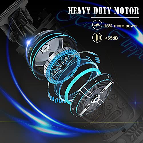 Hair Clippers for Men, Professional Hair Trimmer Zero Gapped T-Blade Trimmer ...