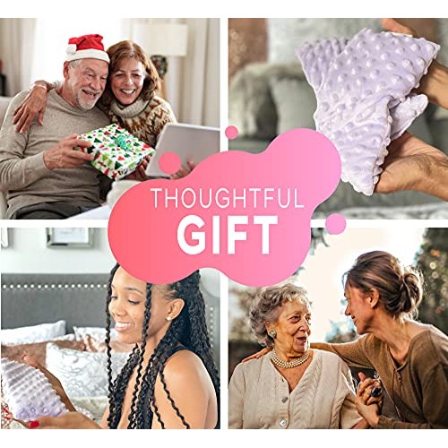 Lavender Eye Pillow Stress Relief Gifts for Women- Heated Eye Mask for Dry Ey...