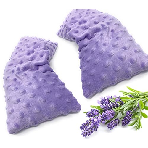 Lavender Eye Pillow Stress Relief Gifts for Women- Heated Eye Mask for Dry Ey...