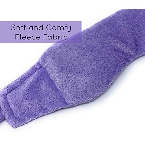 Weighted Lavender Eye Mask for Sleeping, Yoga, Dry Eyes, Headache, Migraine R...
