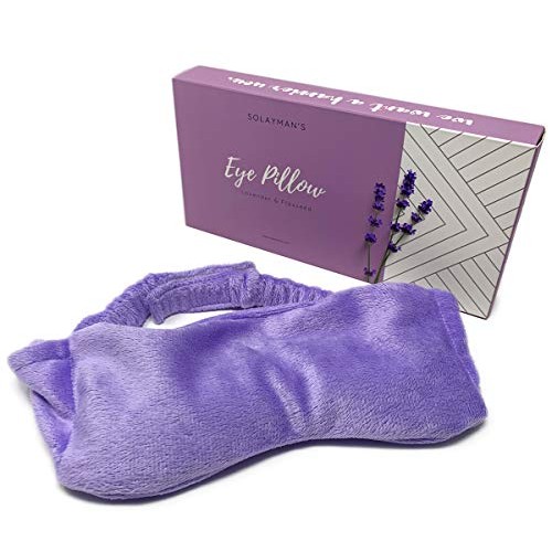 Weighted Lavender Eye Mask for Sleeping, Yoga, Dry Eyes, Headache, Migraine R...