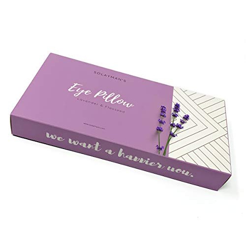 Weighted Lavender Eye Mask for Sleeping, Yoga, Dry Eyes, Headache, Migraine R...