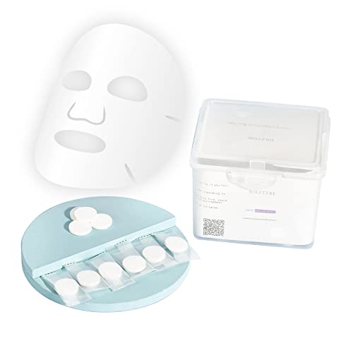 100 disposable DIY makeup mask, skin care packaging mask, with a mask bowl.