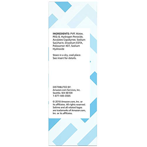 Amazon Brand - Solimo 10 Day Teeth Whitening Strips Kit, 10 Treatments