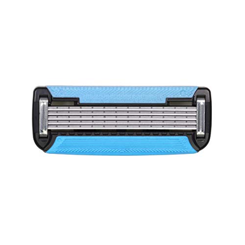 Amazon Brand - Solimo 5-Blade MotionSphere Razor for Men with Dual Lubricatio...