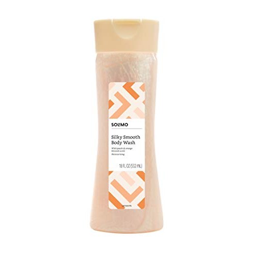 Amazon Brand - Solimo Silky Smooth Body Wash, Peach and Orange Blossom Scent,...