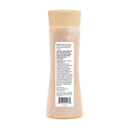 Amazon Brand - Solimo Silky Smooth Body Wash, Peach and Orange Blossom Scent,...