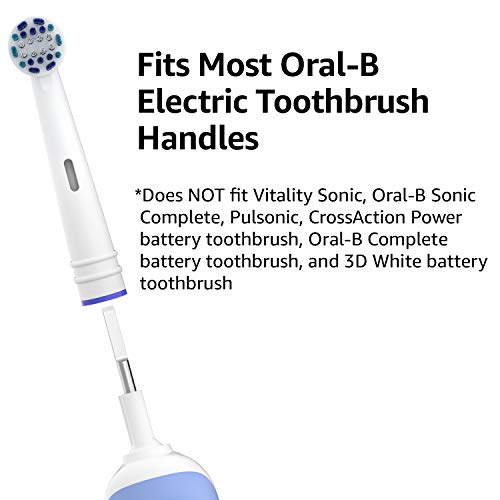 Amazon Brand - Solimo Total Power Replacement Brush Heads, 3 Count (Fits Most...