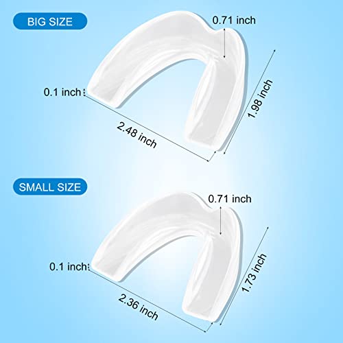 Mouth Guard, 4 PCS Moldable Mouth Guard for Clenching Teeth at Night, Sport A...