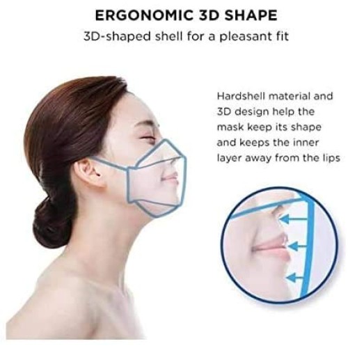 (Pack of 10) KF94 Korea White Disposable Face Protective Masks for Adult, 10 ...