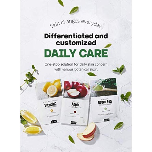 SoltreeBundle 16 Sheets Korean My Real Skin Facial Mask (16 types) Hydrating ...