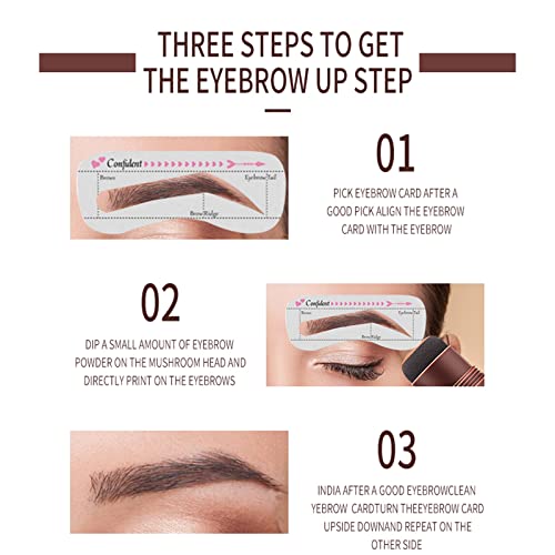 Eyebrow Stamp Stencil kit, brow Stamp, brow Stamp and Shaping kit, Eyebrow St...