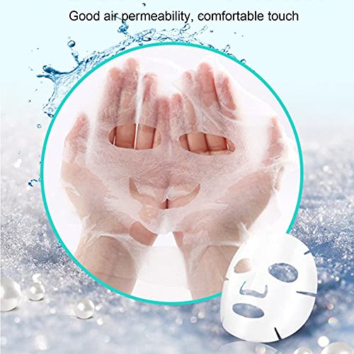 500pcs Compressed Disposable Facial Mask, DIY Pure Cotton Facial Mask Sheet P...