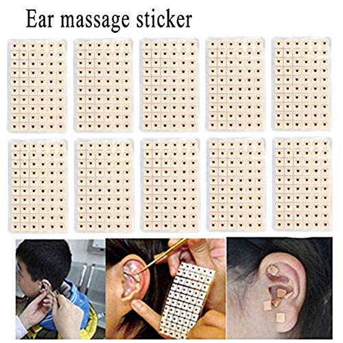 Acupuncture Ear Press Seeds 600Pcs Relaxation Massage Probe Acupressure Ear V...
