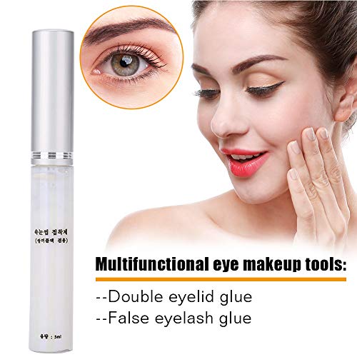 Eyelid Glue Invisible Long Lasting Natural Eyelash Eyelid Pen Waterproof Perm...