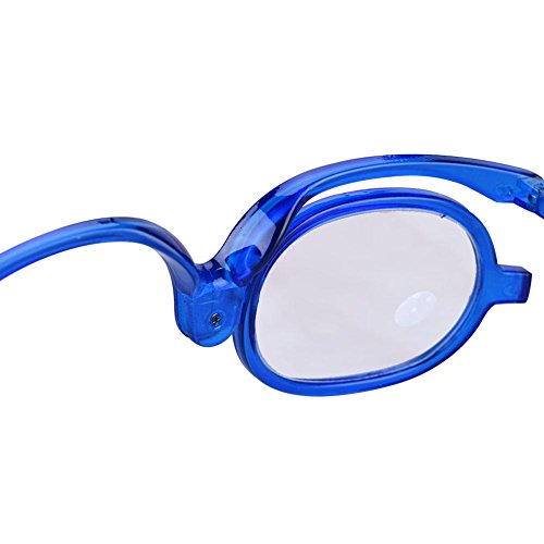 Magnifying Make up Eyeglasses, Magnify Eye Makeup Glasses Single Lens Rotatin...