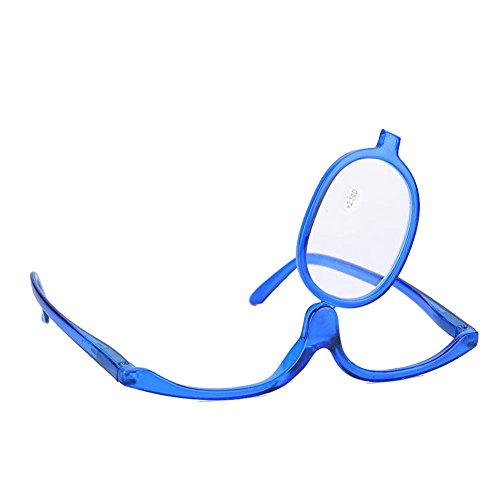 Magnifying Make up Eyeglasses, Magnify Eye Makeup Glasses Single Lens Rotatin...