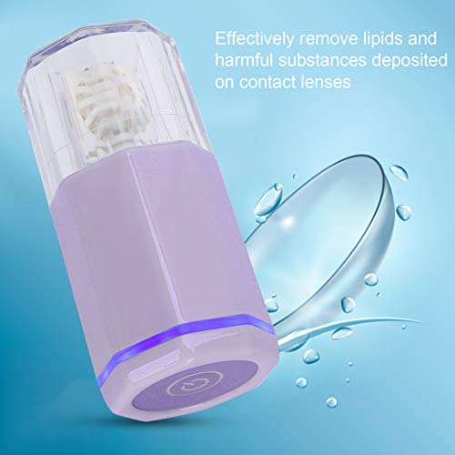 Portable Contact Lens Cleaner Automatic Cleaning Machine with USB Charging Ca...
