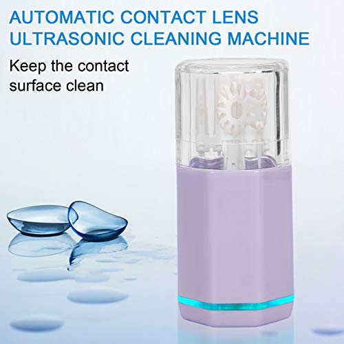 Portable Contact Lens Cleaner Automatic Cleaning Machine with USB Charging Ca...