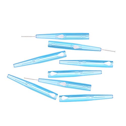 60Pcs Push-Pull Interdental Brush 0.7 MM Dental Tooth Pick Interdental Cleane...