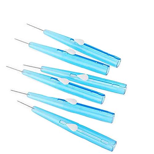 60Pcs Push-Pull Interdental Brush 0.7 MM Dental Tooth Pick Interdental Cleane...